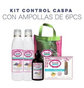 Kit Control Caspa Con Ampollas 6pcs