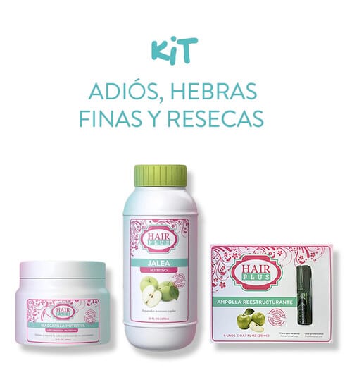 Kit adiós: hebras finas y resecas